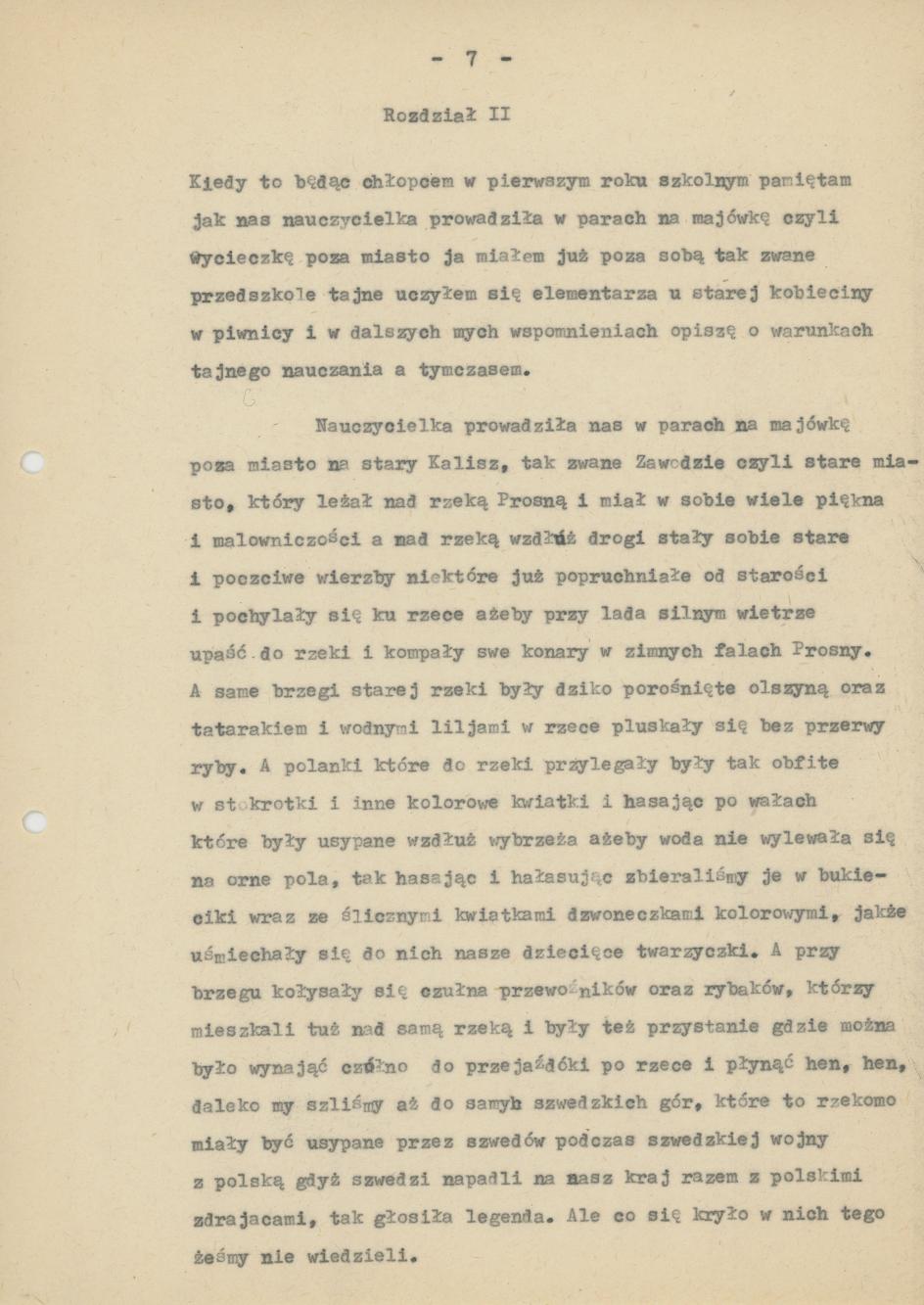 Mój pamiętnik oraz wspomnienia z moich młodych lat i z przeżyć z czasów I wojny światowej, cz. 1