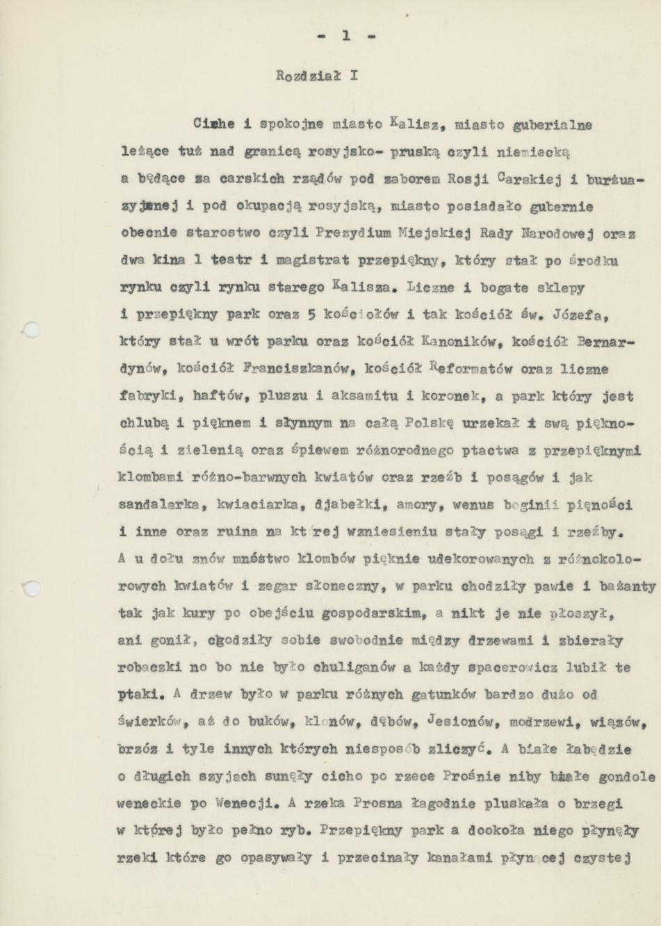 Mój pamiętnik oraz wspomnienia z moich młodych lat i z przeżyć z czasów I wojny światowej, cz. 1