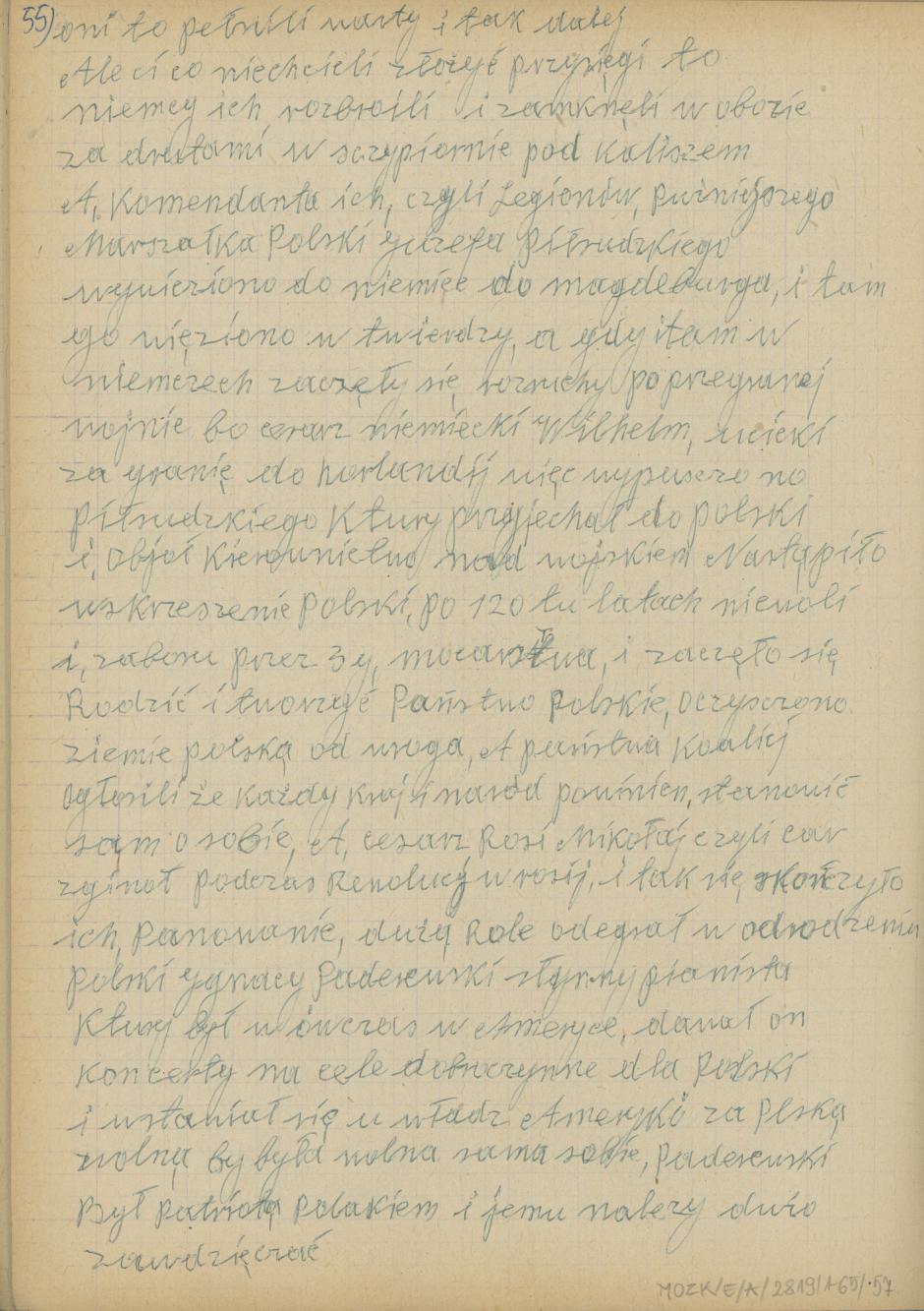 Mój pamiętnik oraz wspomnienia z moich młodych lat i z przeżyć z czasów I wojny światowej, cz. 5