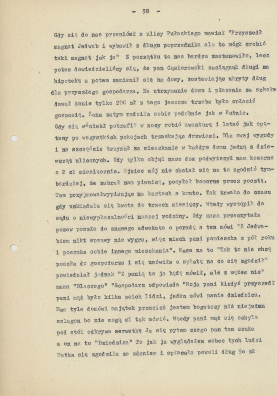 Pamiętnik rodziny i znajomych "Moi i ja i moje miasto", cz. 5