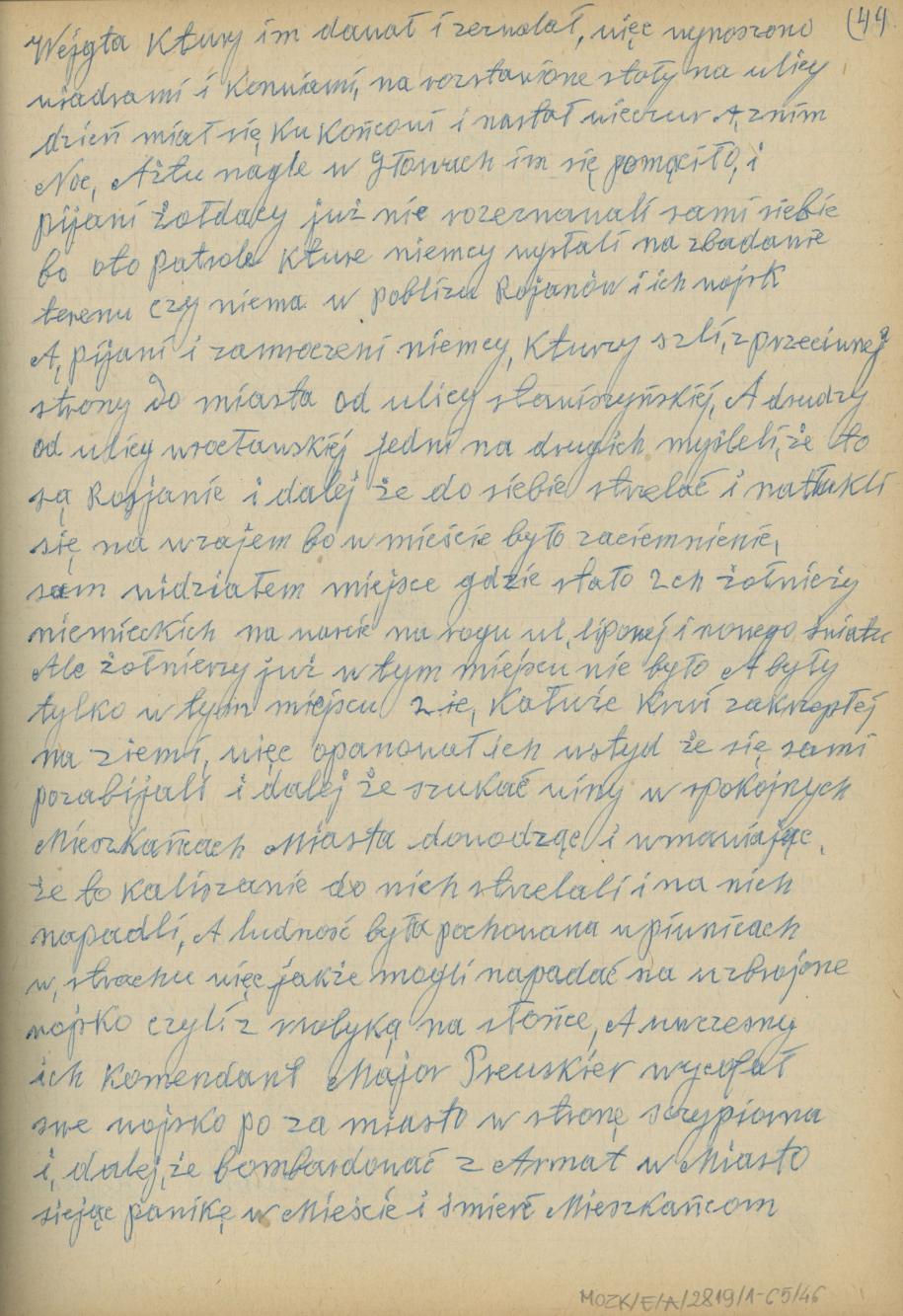 Mój pamiętnik oraz wspomnienia z moich młodych lat i z przeżyć z czasów I wojny światowej, cz. 4