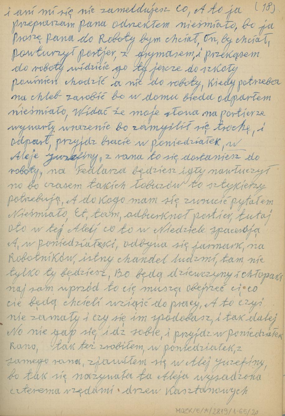 Mój pamiętnik oraz wspomnienia z moich młodych lat i z przeżyć z czasów I wojny światowej, cz. 2