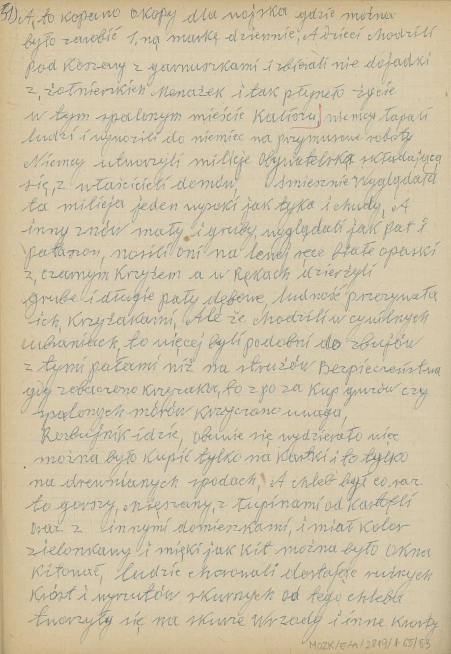 Mój pamiętnik oraz wspomnienia z moich młodych lat i z przeżyć z czasów I wojny światowej, cz. 5