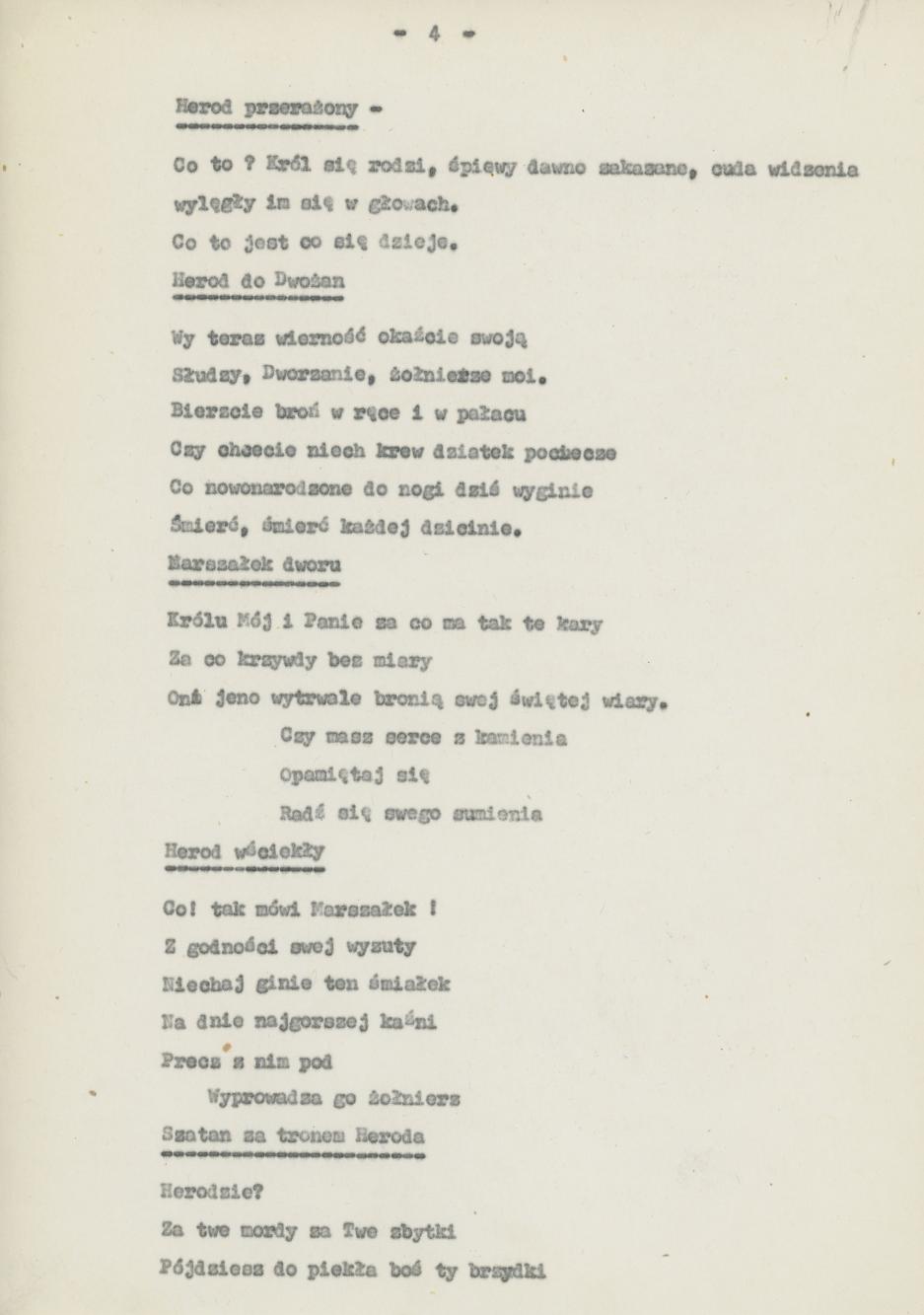 Herody - inscenizacja