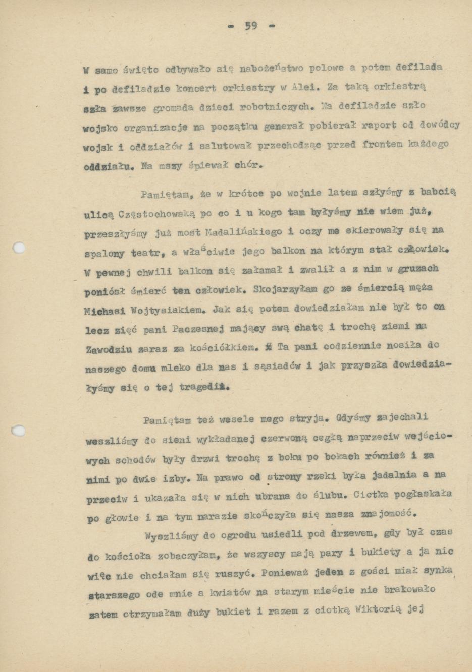 II część Pamiętnika rodzinnego i znajomych "Moi, ja i moje miasto", cz. 5