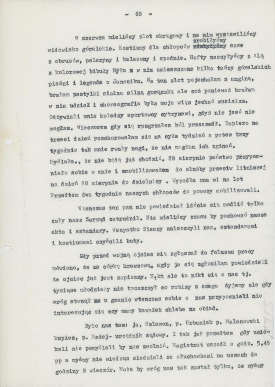 Pamiętnik rodziny i znajomych "Moi i ja i moje miasto", cz. 5
