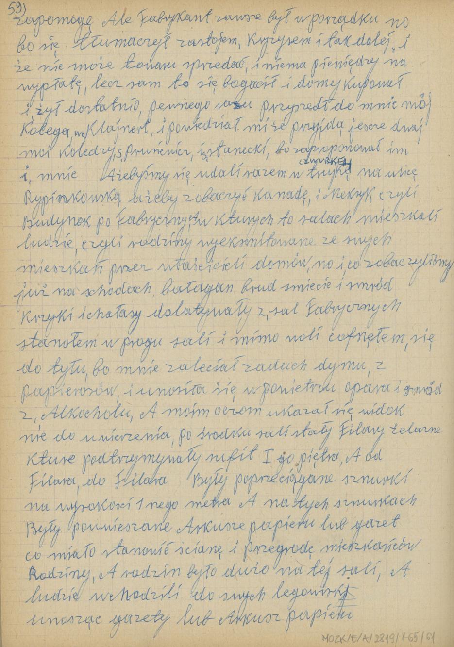 Mój pamiętnik oraz wspomnienia z moich młodych lat i z przeżyć z czasów I wojny światowej, cz. 5