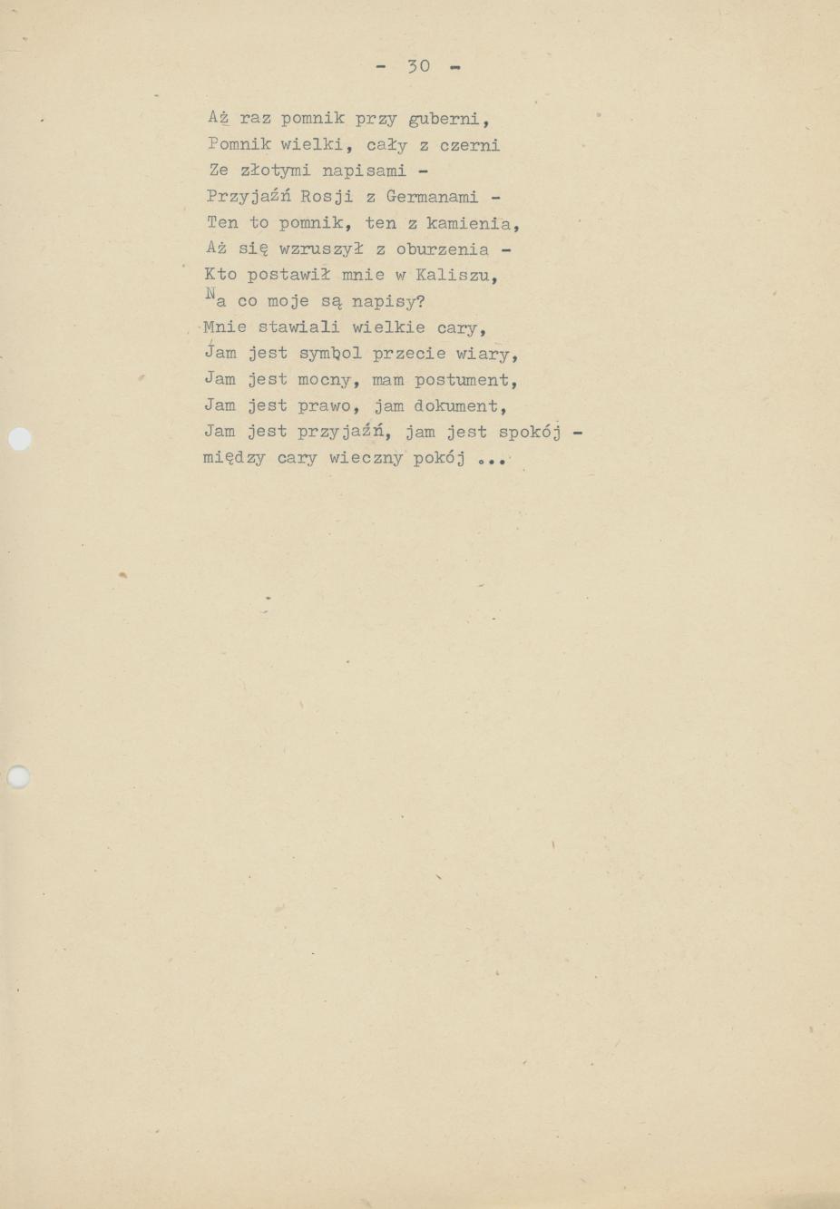 Stary Kalisz. Dzieje przeszłe wierszem, cz. 3