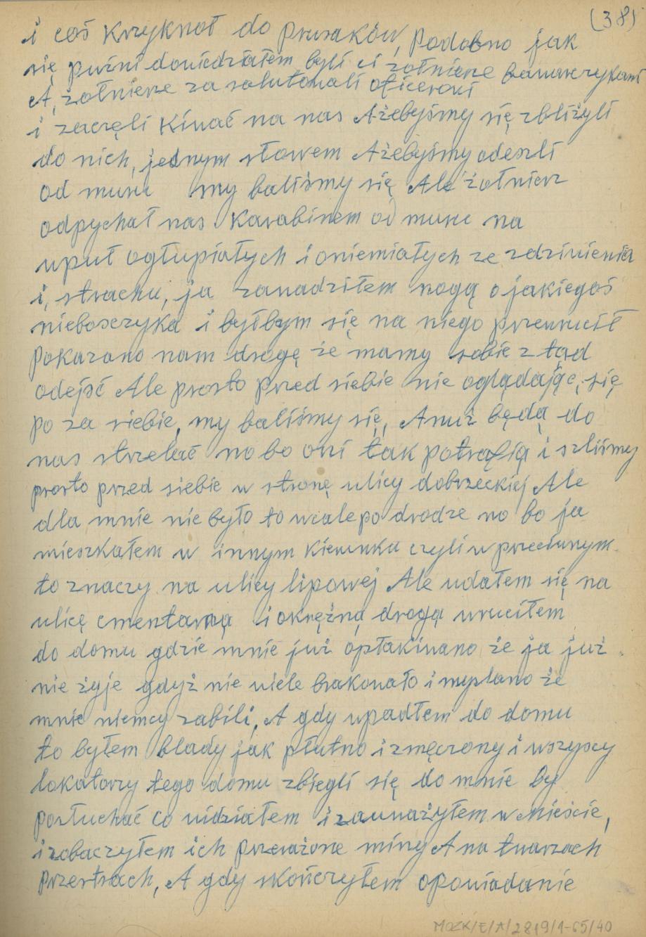Mój pamiętnik oraz wspomnienia z moich młodych lat i z przeżyć z czasów I wojny światowej, cz. 4