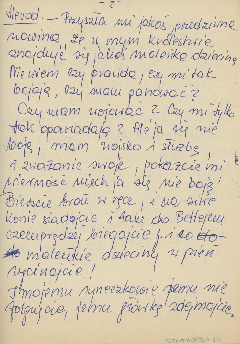 Herody - scenka z przedstawienia