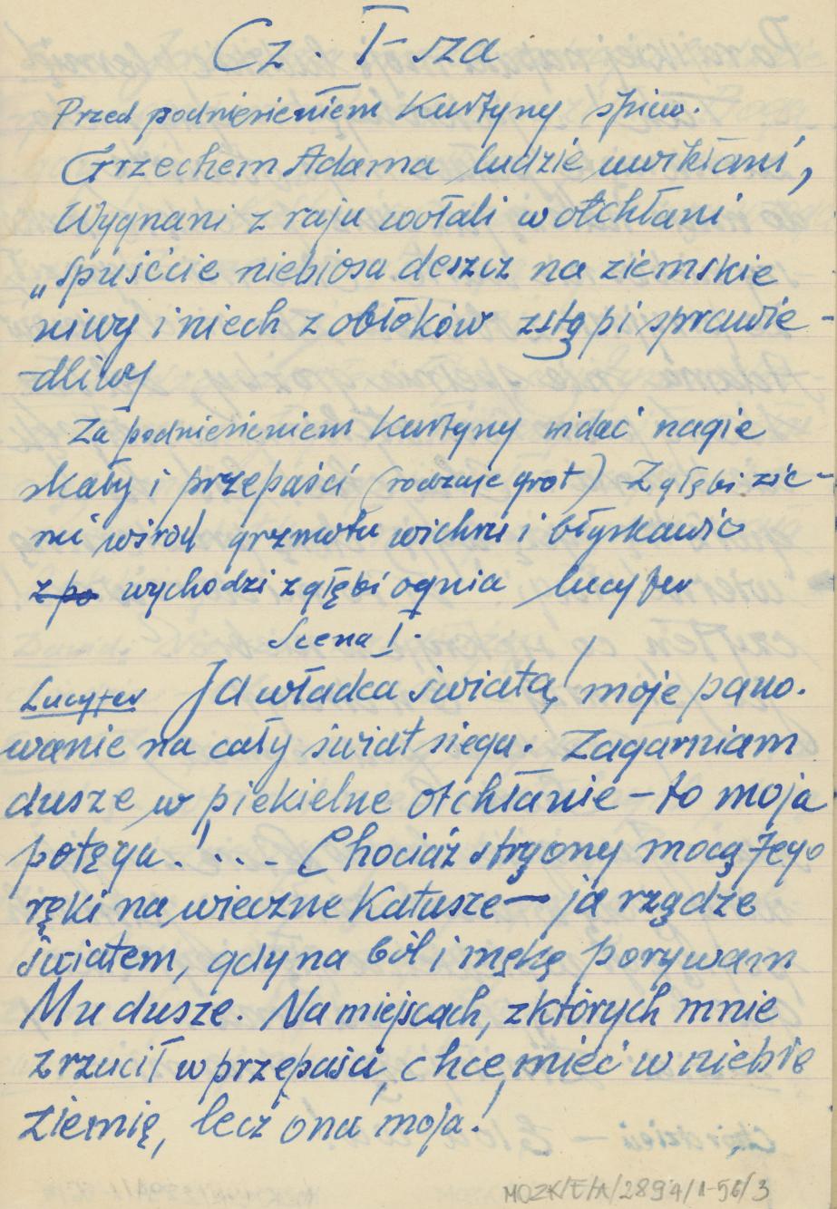 Misterium o Bożym Narodzeniu i inne utwory, cz. 1