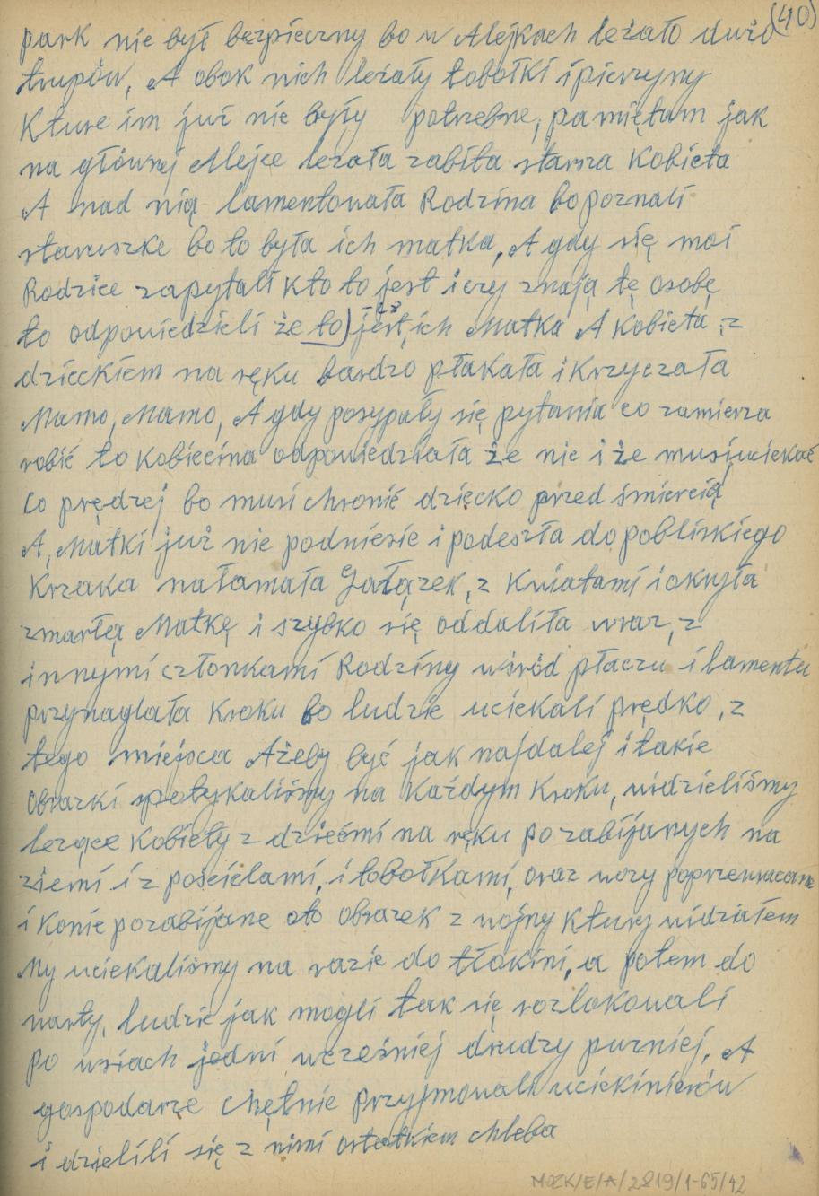 Mój pamiętnik oraz wspomnienia z moich młodych lat i z przeżyć z czasów I wojny światowej, cz. 4