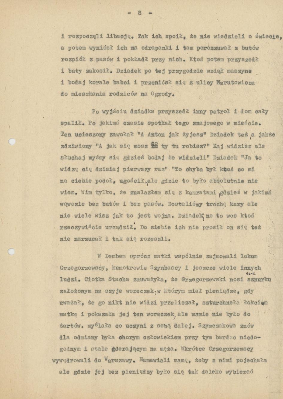 II część Pamiętnika rodzinnego i znajomych "Moi, ja i moje miasto", cz. 1