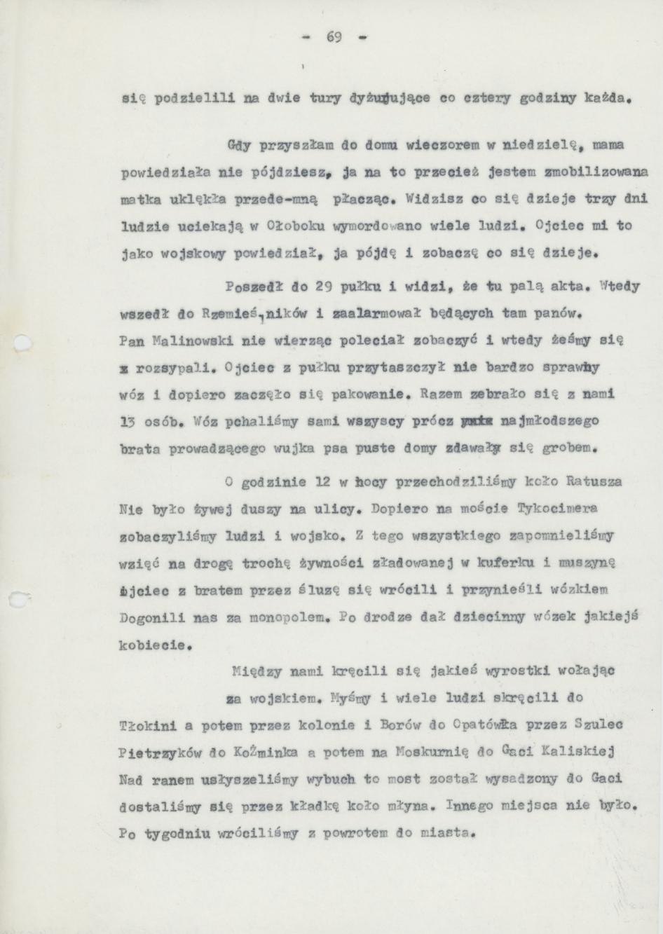 Pamiętnik rodziny i znajomych "Moi i ja i moje miasto", cz. 5