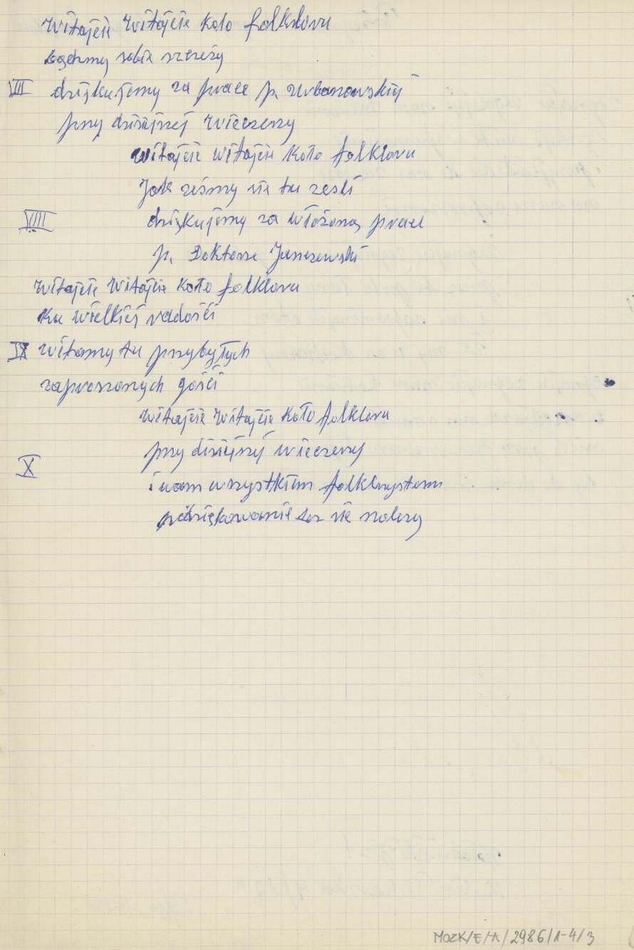 Powitanie delegacji Łódzkiego Folkloru