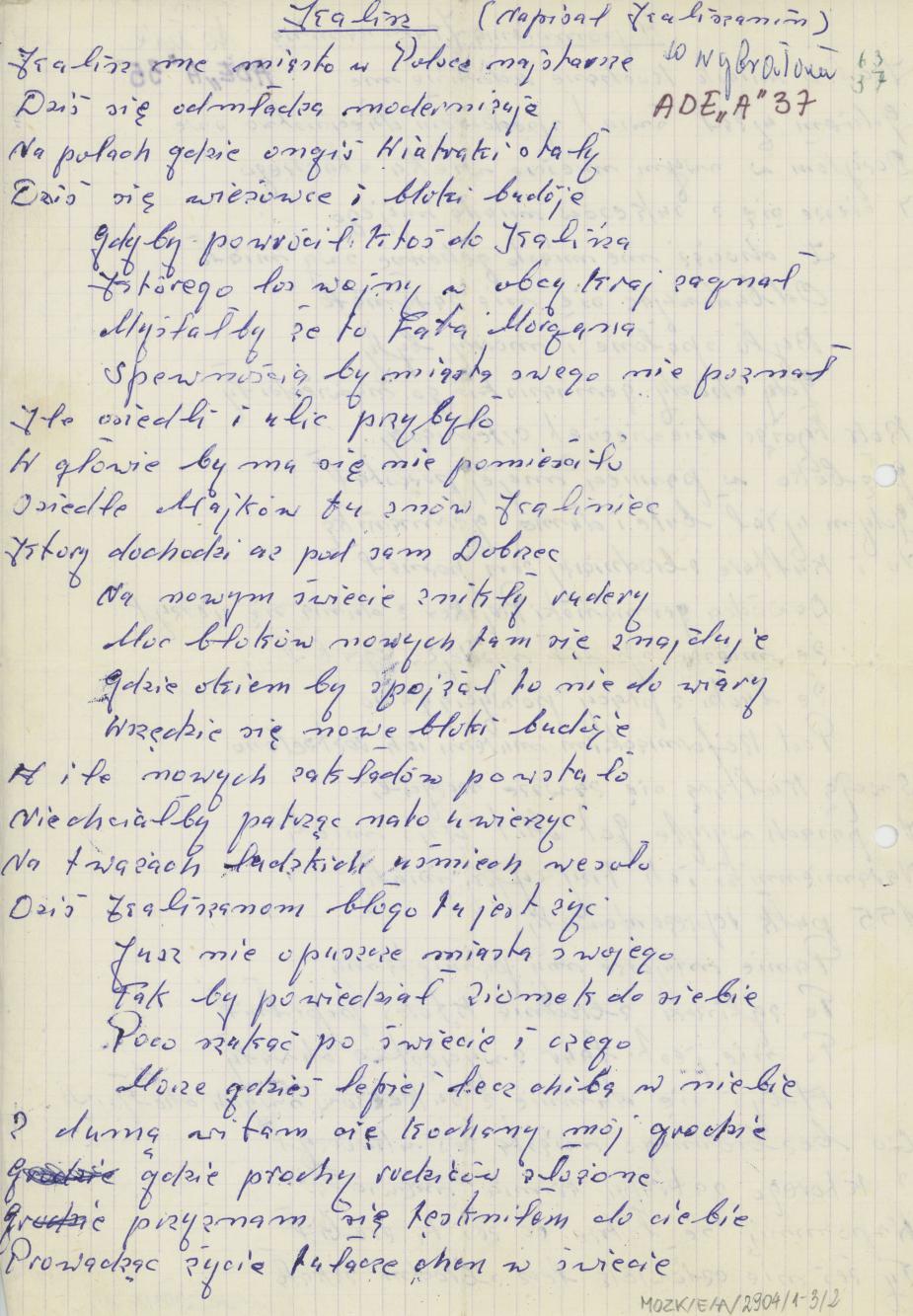 Wspomnienia kaliszanina