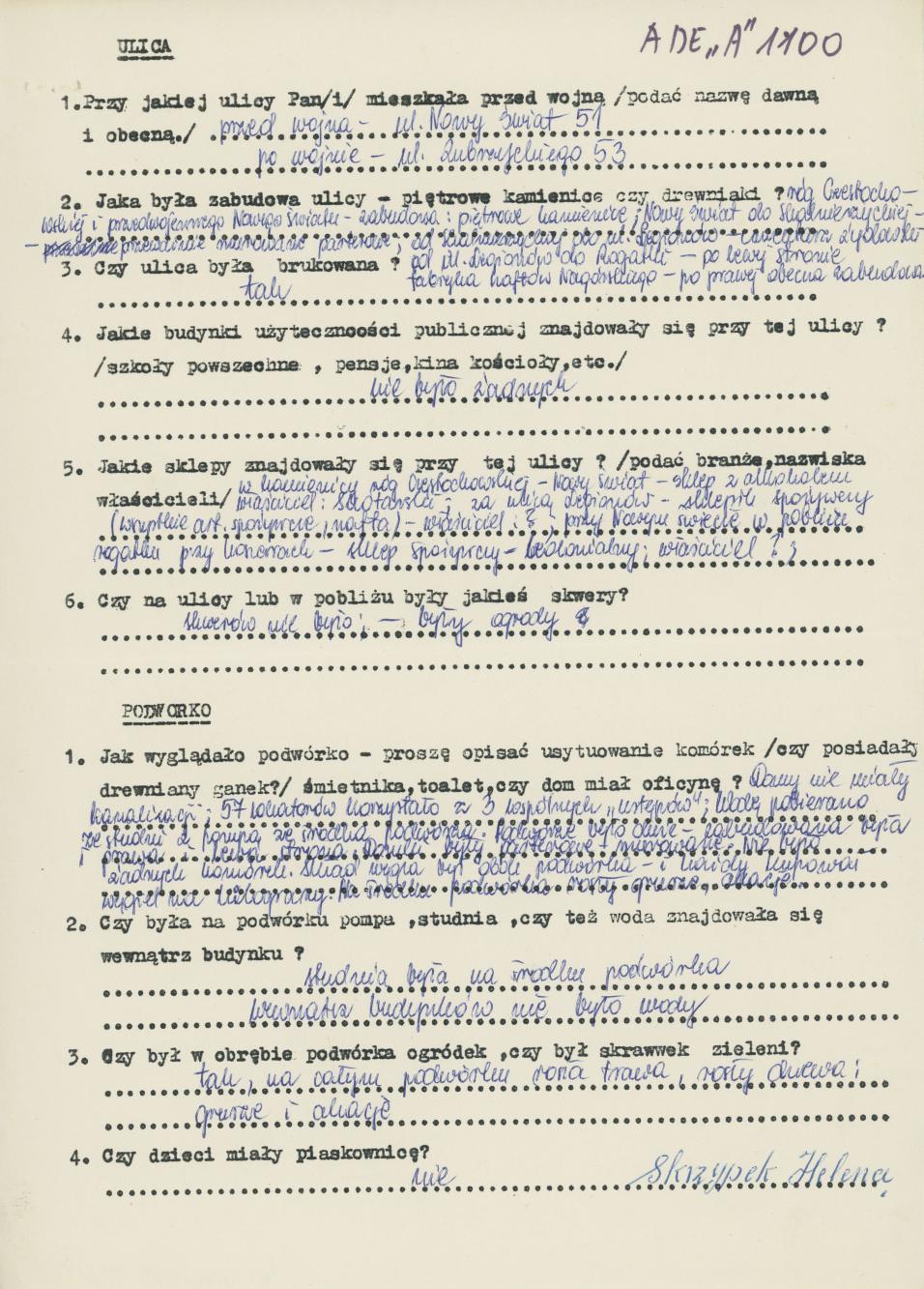 Ulica, podwórko, kamienica