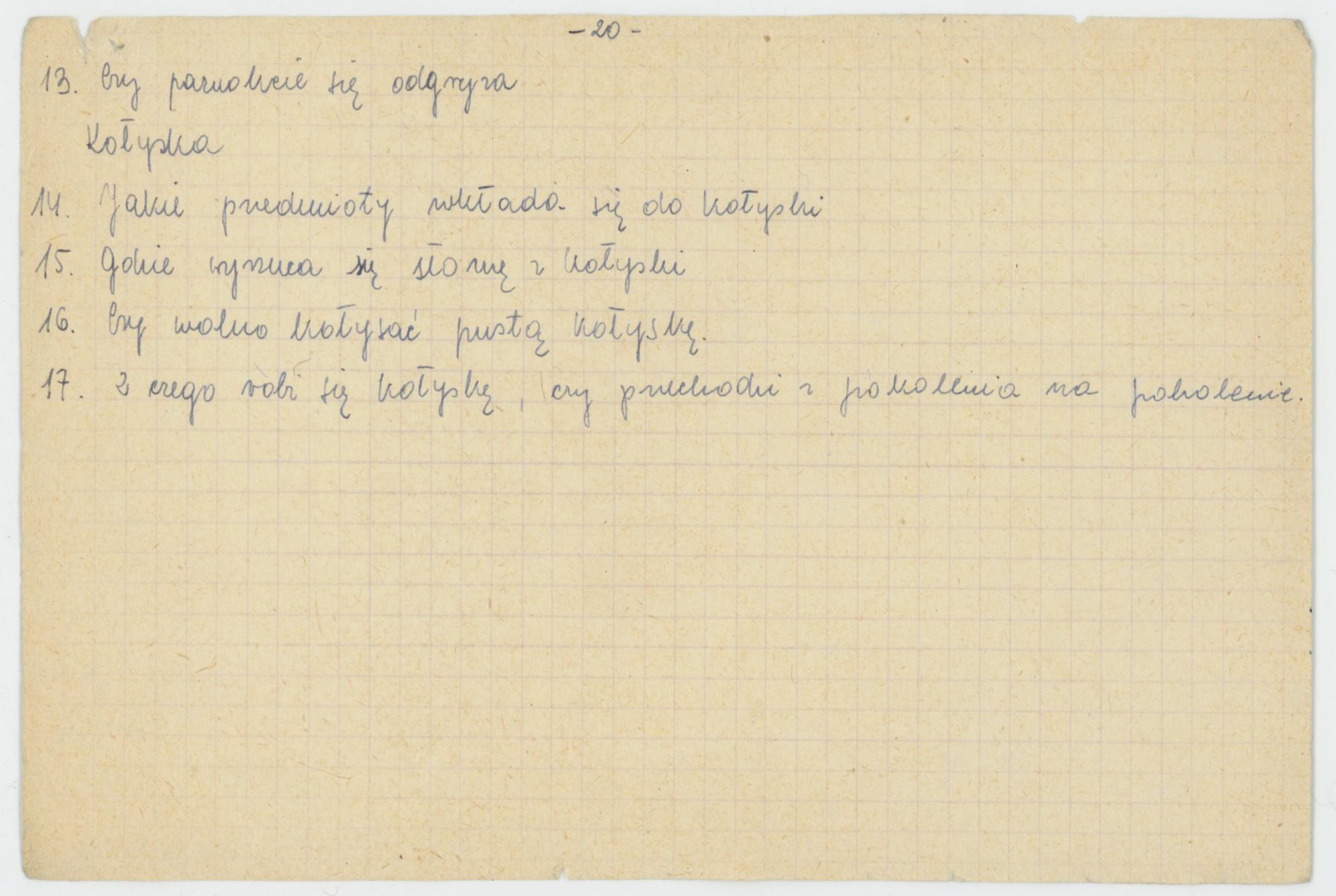 Narodziny - wytyczne konkursu Koła Miłośników Folkloru Miasta Kalisza, cz. 2