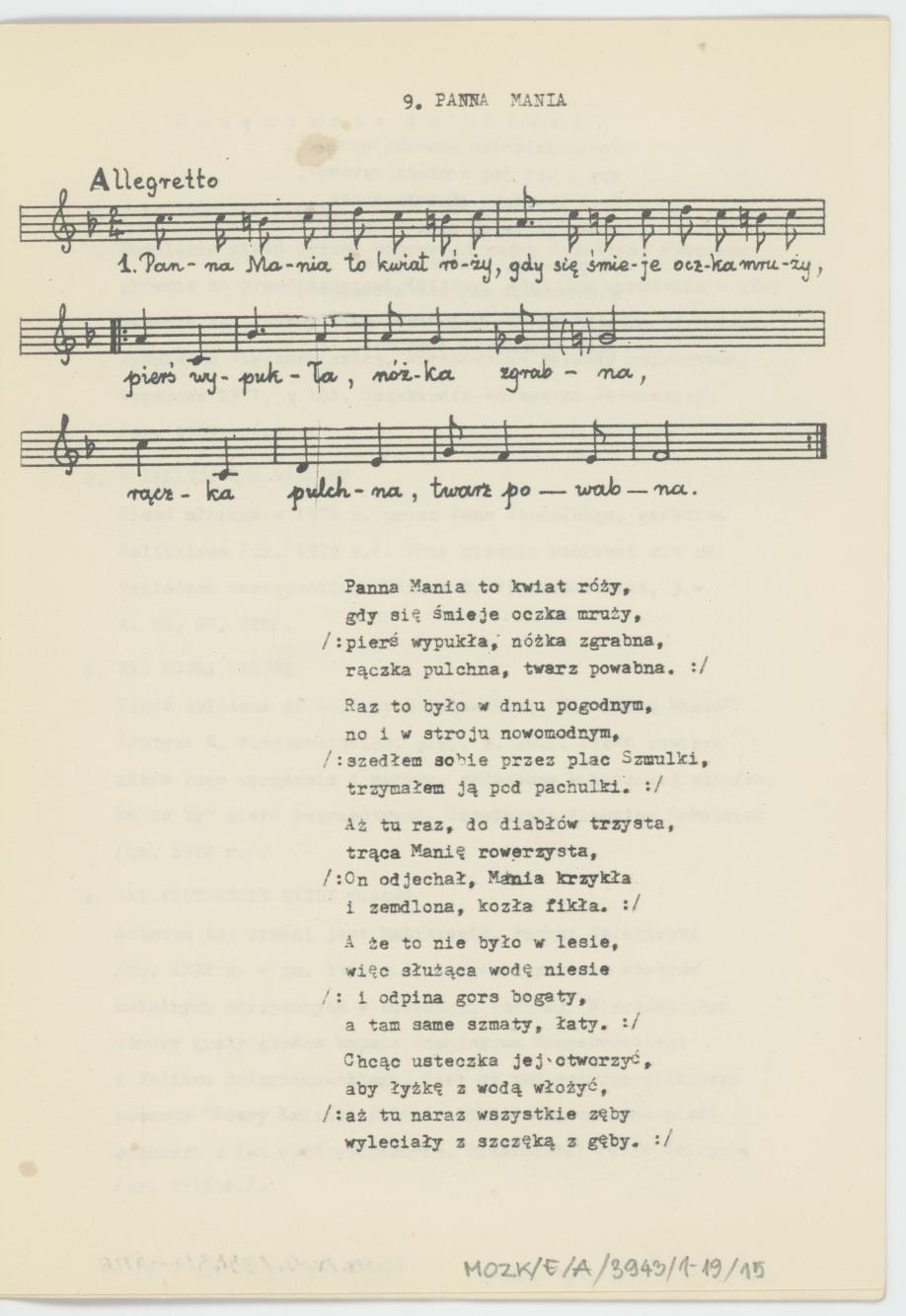 W Kaliszu nad Prosną - zbiór pieśni, cz. 2