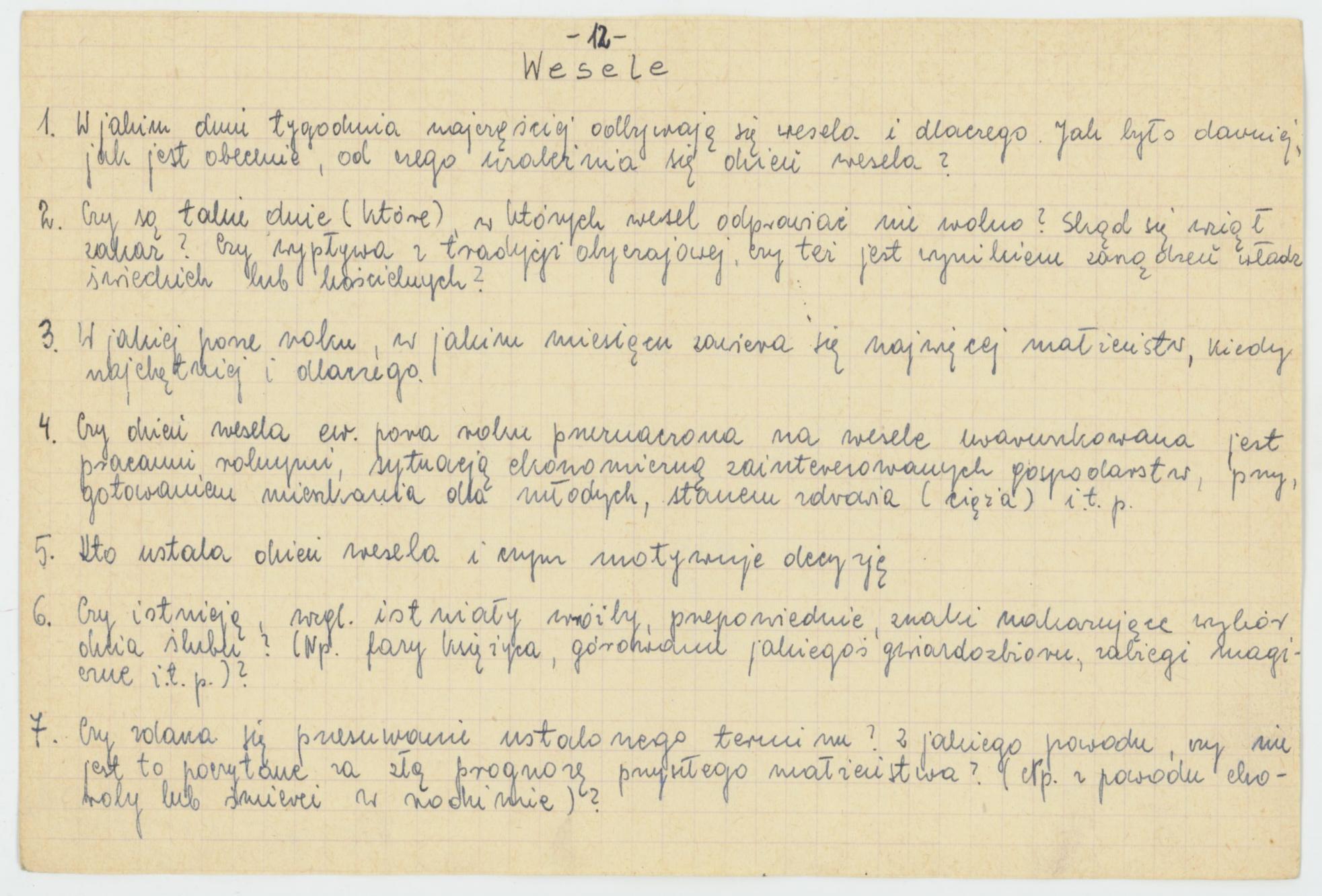 Zwyczaje i obrzędy weselne - wytyczne konkursu Koła Miłośników Folkloru Miasta Kalisza, cz. 1