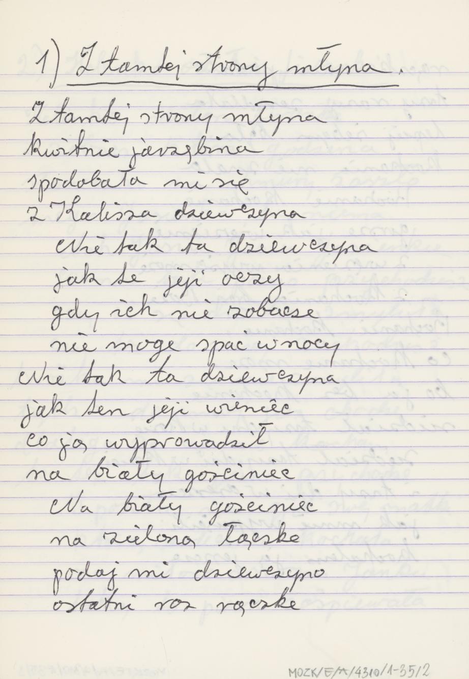 Stare piosenki, cz. 1