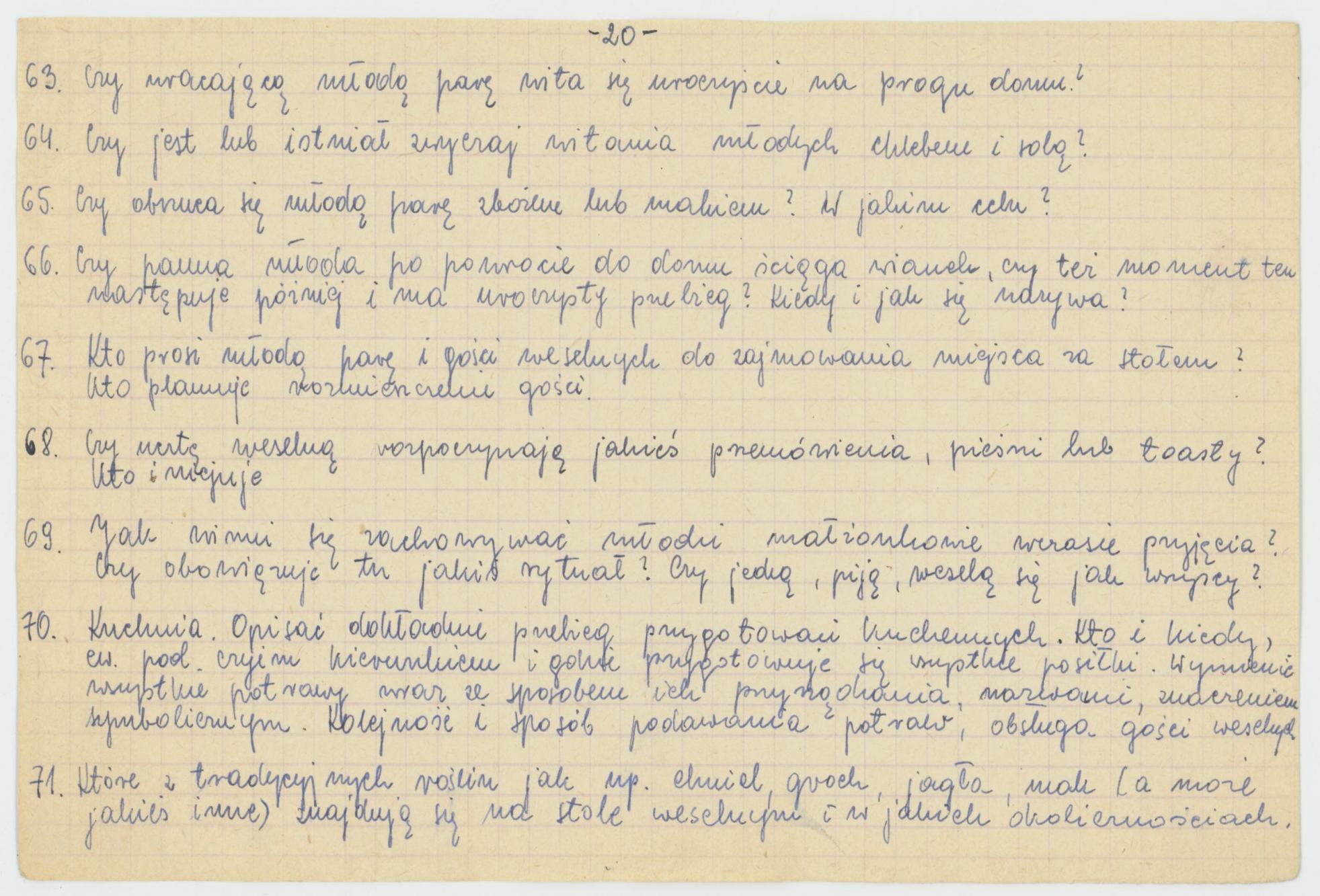 Zwyczaje i obrzędy weselne - wytyczne konkursu Koła Miłośników Folkloru Miasta Kalisza, cz. 2