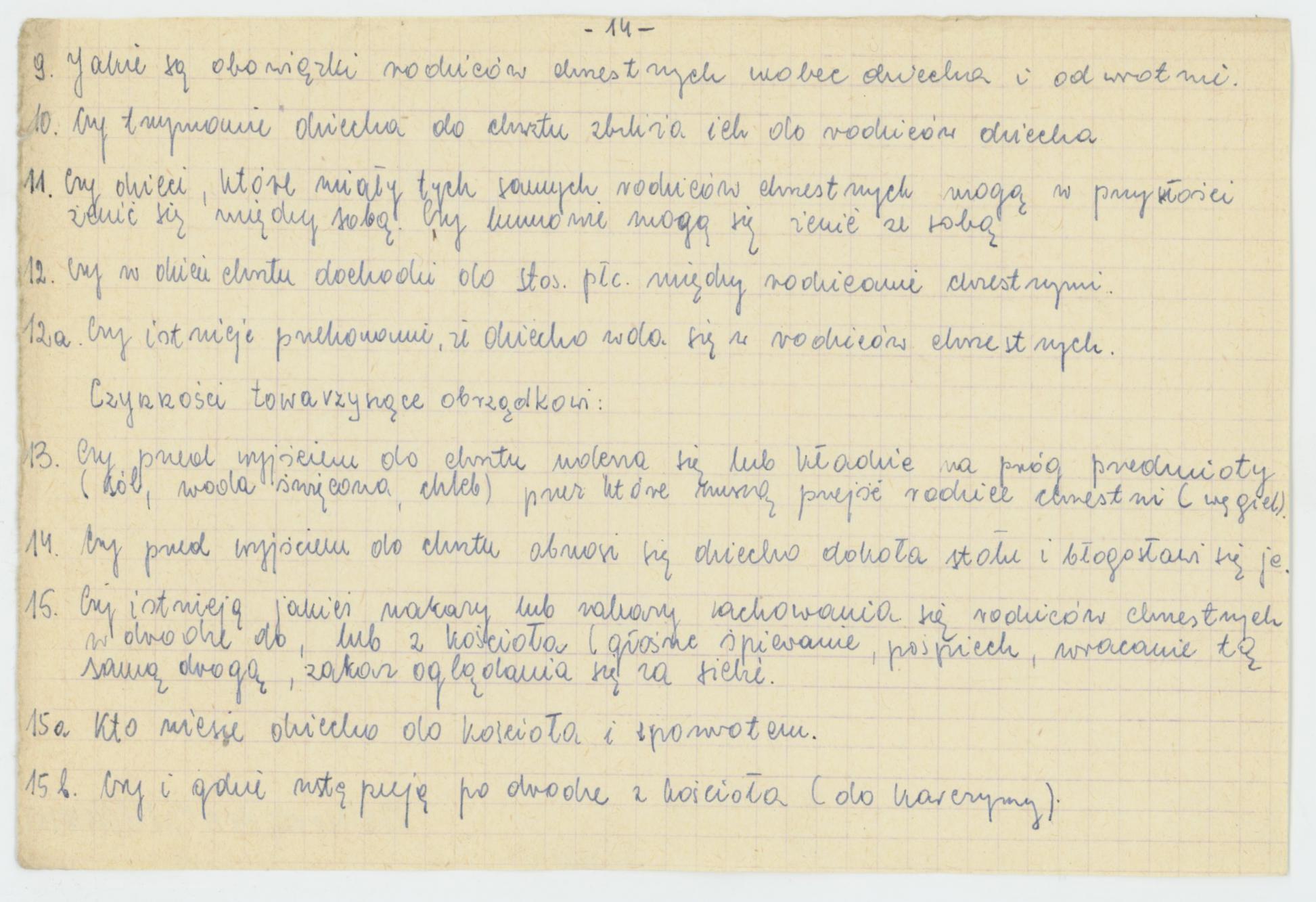Narodziny - wytyczne konkursu Koła Miłośników Folkloru Miasta Kalisza, cz. 2