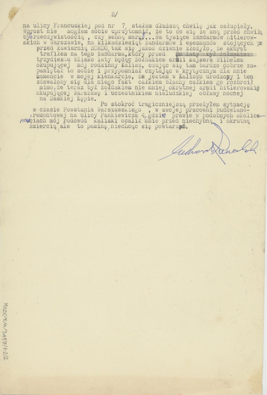 Opowiadanie z przeżycia wojennego