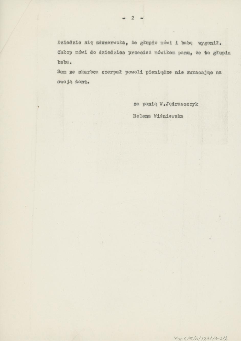 Jak to chłop oszukał żonę i dziedzica