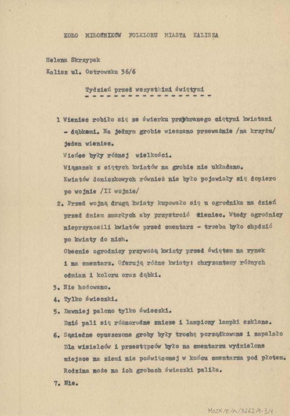 Tydzień przed wszystkimi świętymi