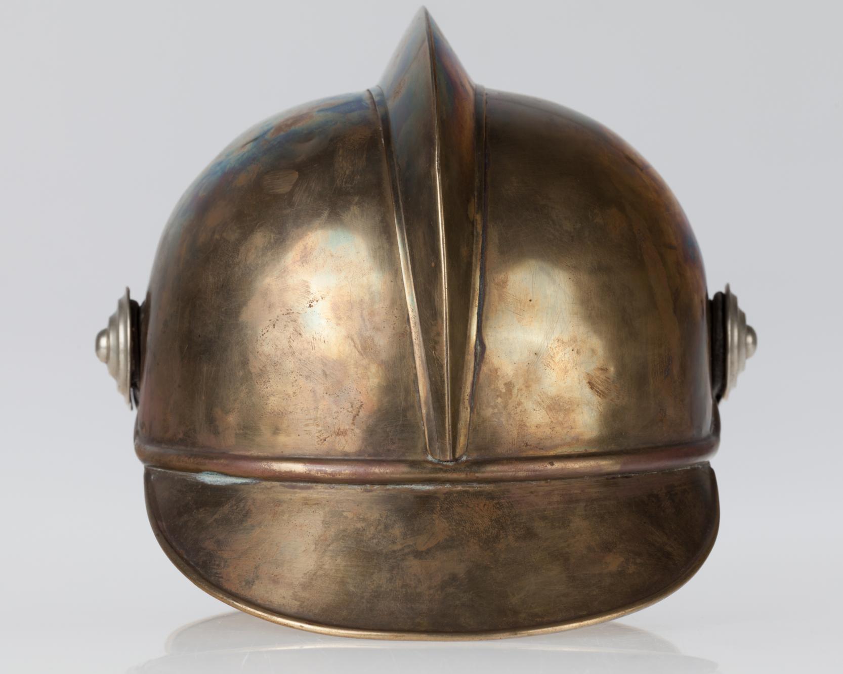 Hełm strażacki z herbem Kalisza