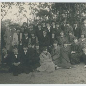 Uczniowie Szkoły Handlowej w Kaliszu