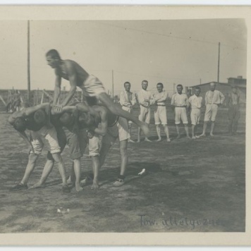 "Tow. atletyczne". Obóz jeniecki w Szczypiornie