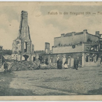 Kalisch in der Kriegszeit 1914 - Pferdemarkt, Kalisz