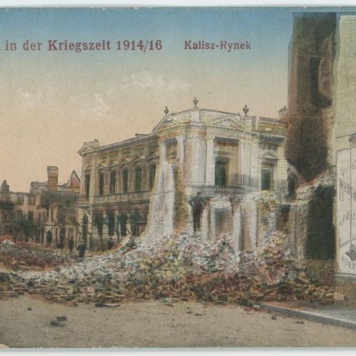 Kalisch in der Kriegszeit 1914/16, Kalisz - Rynek 