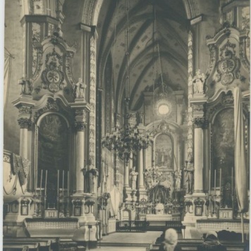 Wnętrze kościoła oo. franciszkanów, Kalisz 