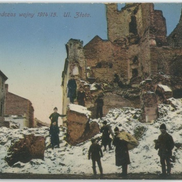 Ulica Złota, Kalisz podczas wojny 1914/15