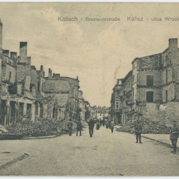Kalisch - Breslauerstraße. Kalisz - ulica Wrocławska 