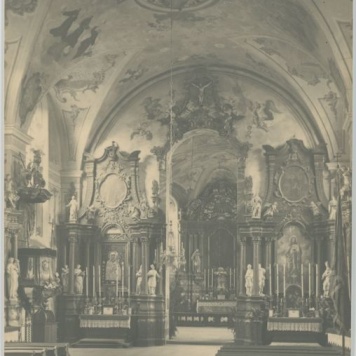 Wnętrze kościoła oo. Jezuitów, Kalisz 