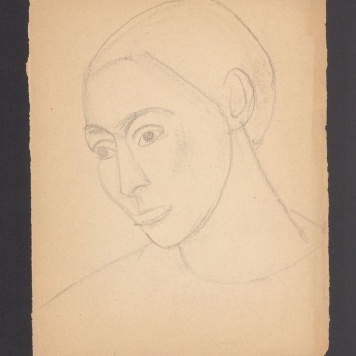 Szkic głowy kobiecej