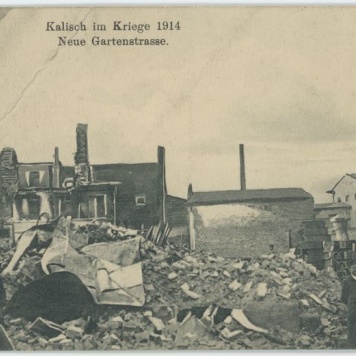 Neue Gartenstrasse, Kalisch im Kriege 1914