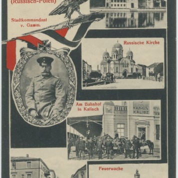 Deutsche Grusse aus Kalisch (Russisch - Polen)