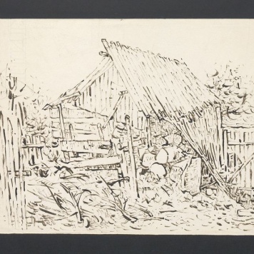 Podwórko; Szkic zagrody