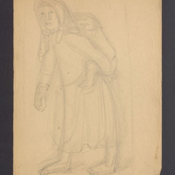 Kobieta z dzieckiem; Posiłek na polu