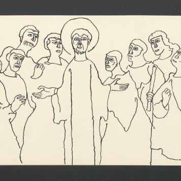 Chrystus z apostołami