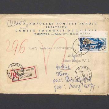 Koperta, nad. Ogólnopolski Komitet Pokoju