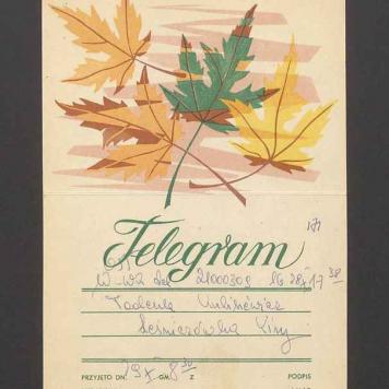 Kochany Tadeuszu [...]