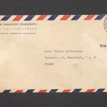 Koperta, nad. New York Graphic Society