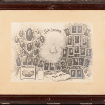 Tableau profesorów i uczniów Gimnazjum A. Asnyka w Kaliszu