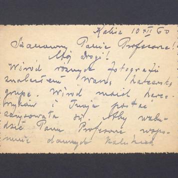 Szanowny Panie Profesorze! Mój Drogi [...]